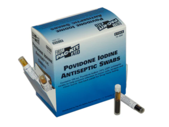 PVP Iodine Swabs - Q50